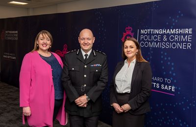 Commissioner Henry Chief Constable  Sharon Caddell (002)