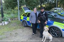 PCC-funded police dog ready for his training