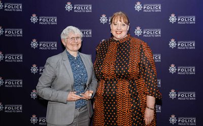 Force awards - Jane Lewis and PCC Caroline Henry