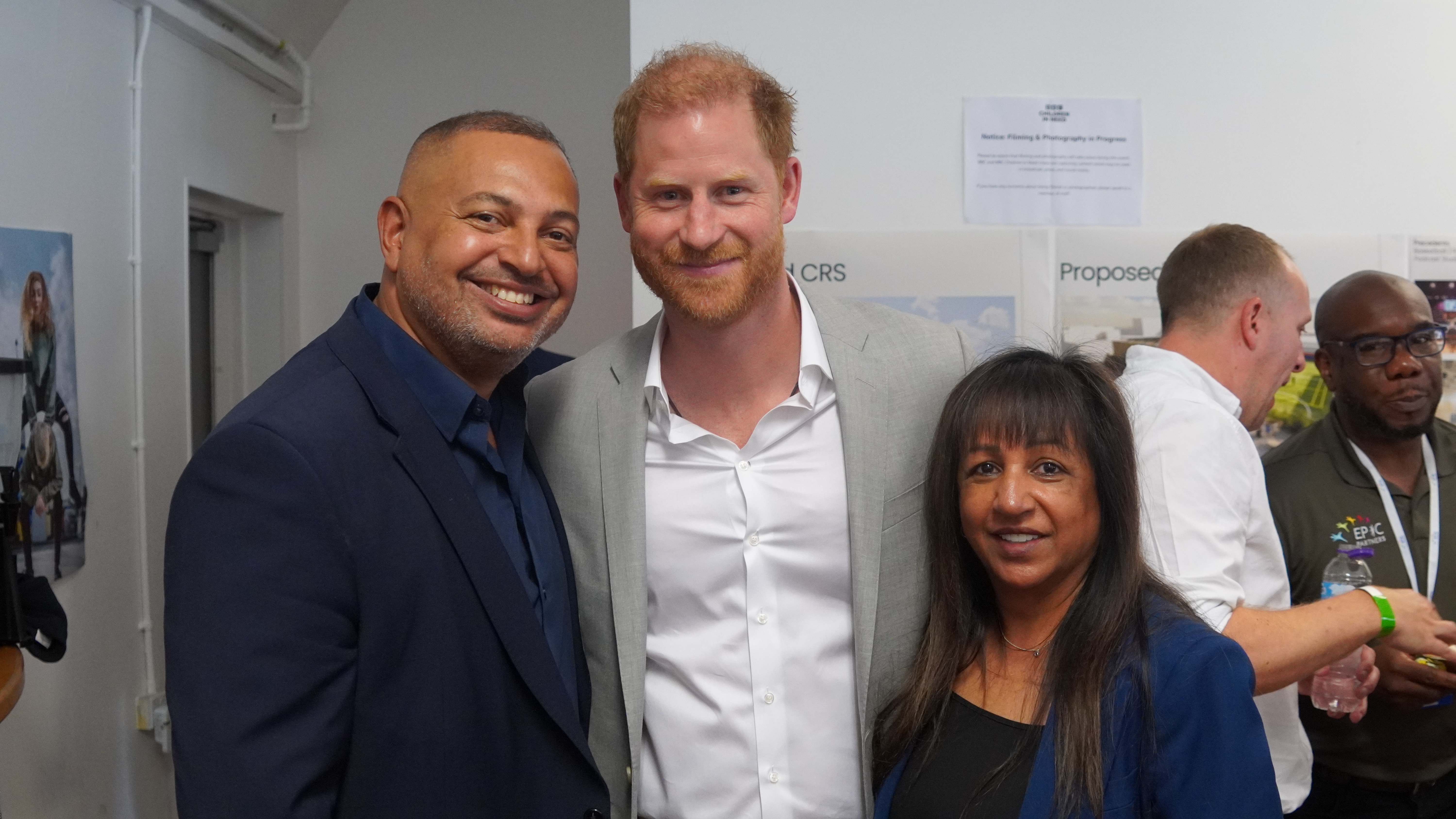 PCC Godden and DPCC Kandola with Prince Harry