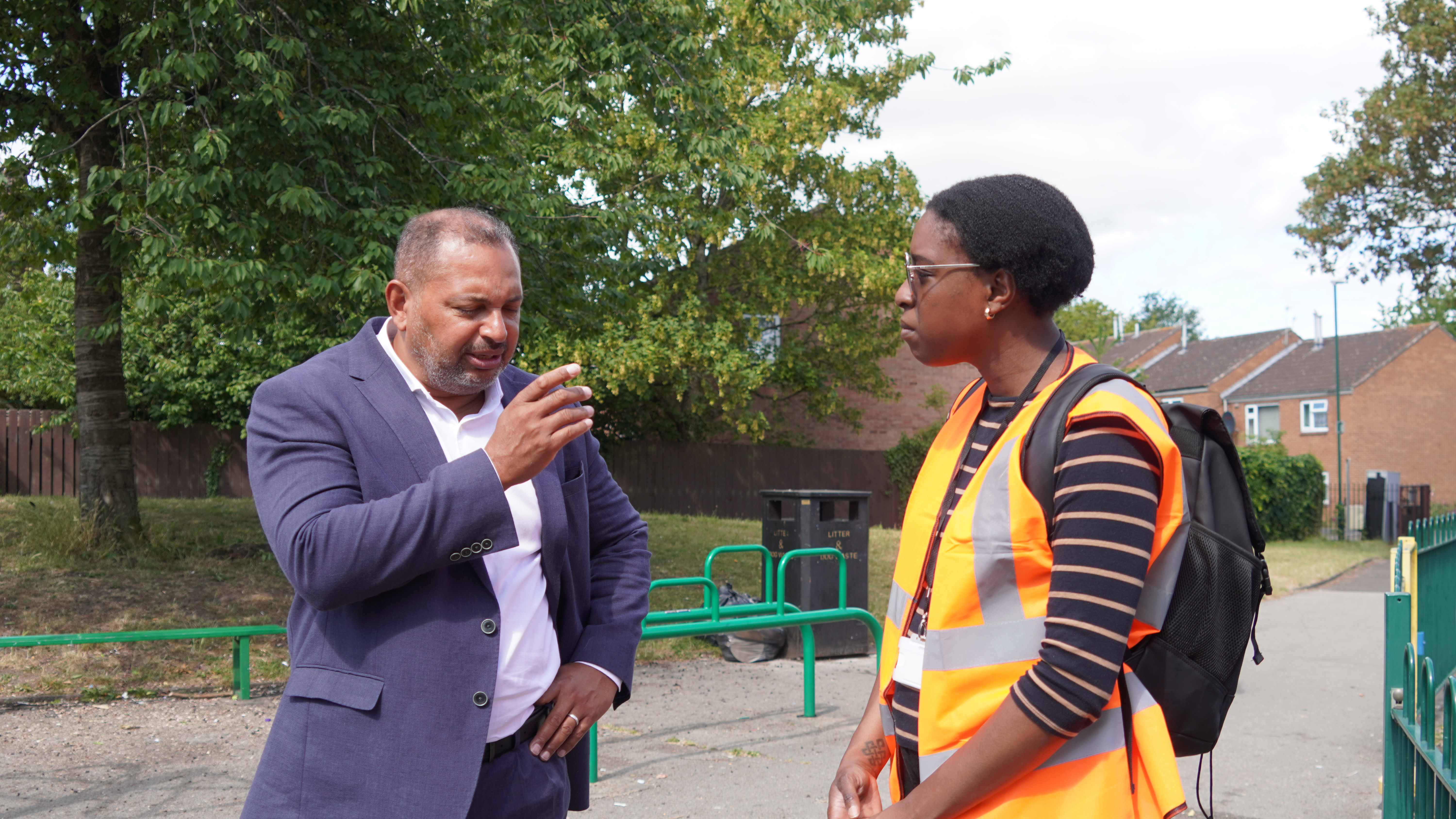 PCC on Hyson Green walkabout