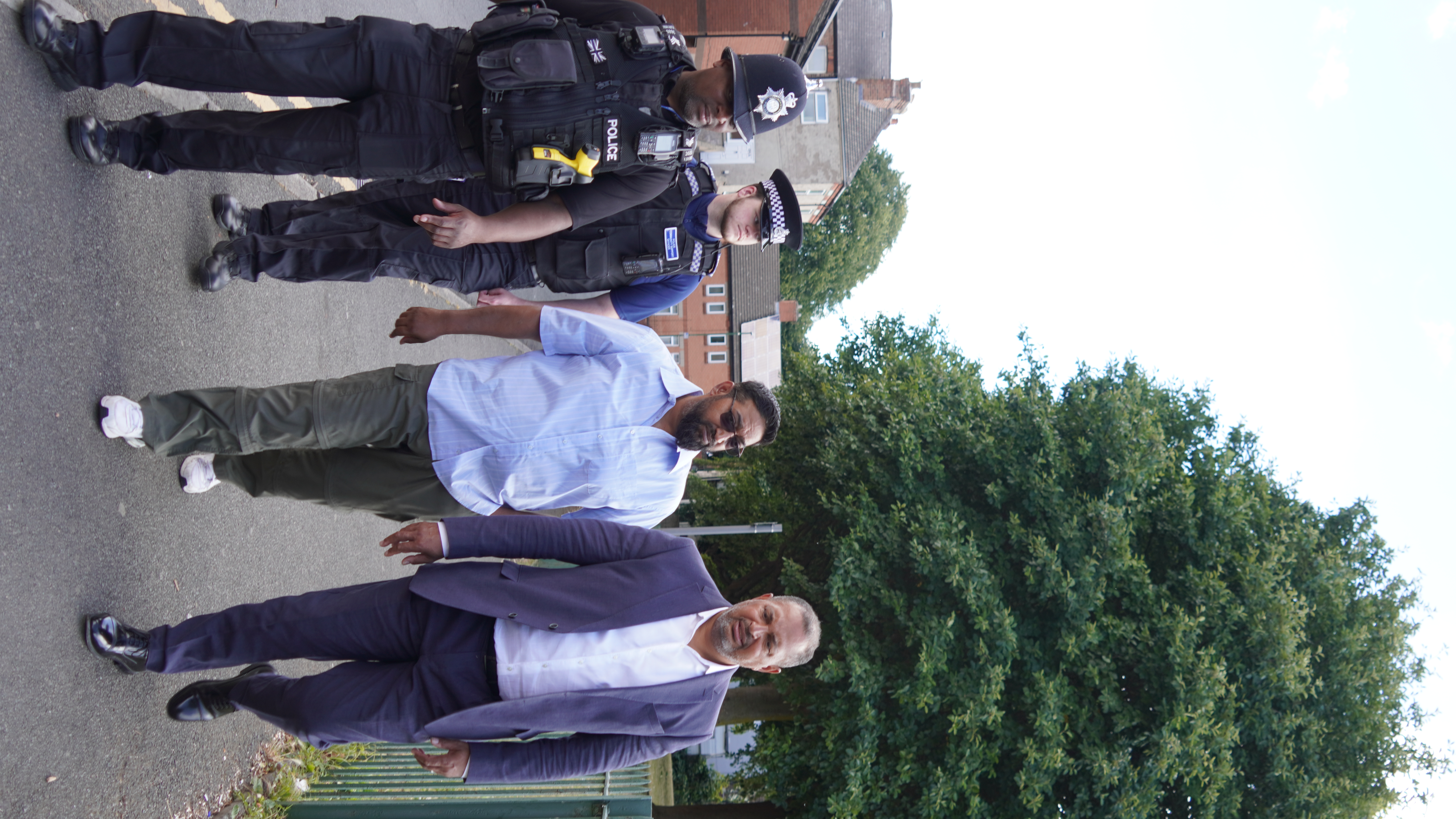 PCC on Hyson Green walkabout