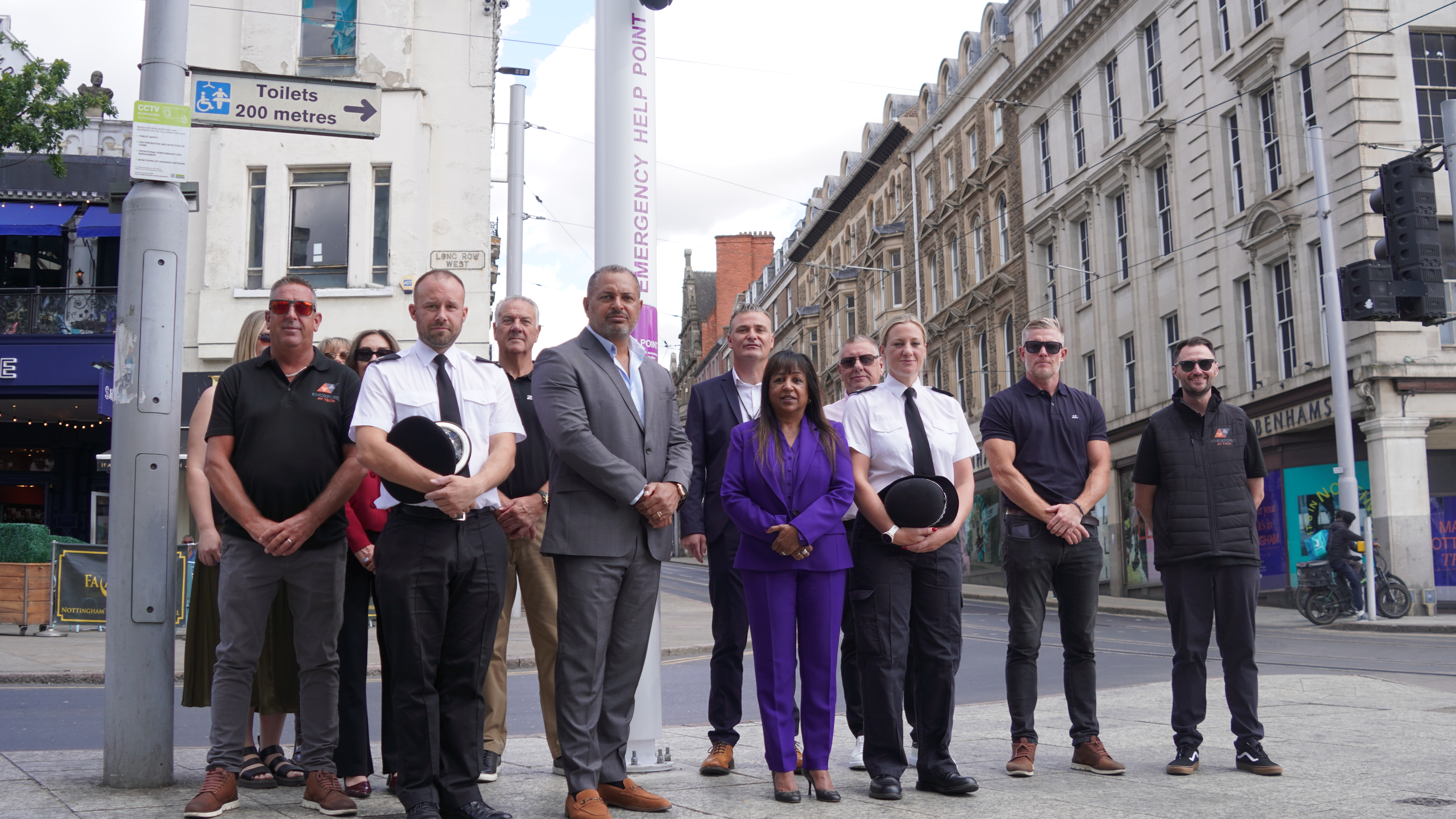 Partners alongside the Angel Row Help Point
