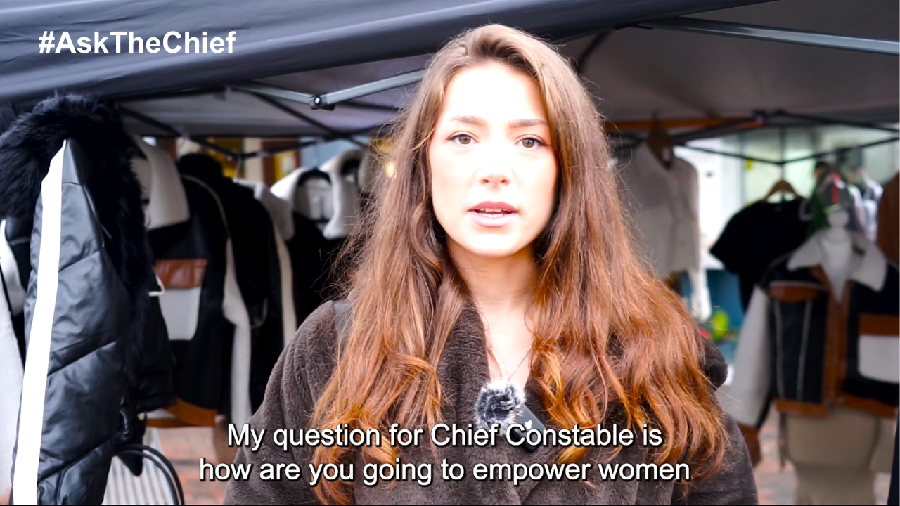 Parys Bignall-Smith asks the Chief Constable a question