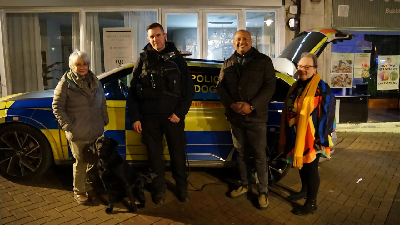 Commissioner alongside Councillors Jackson and Ellis