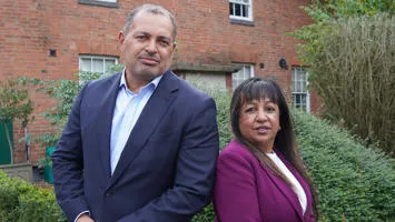 PCC Gary Godden and his Deputy Angela Kandola at the Regional VAWG Conference in Leicestershire