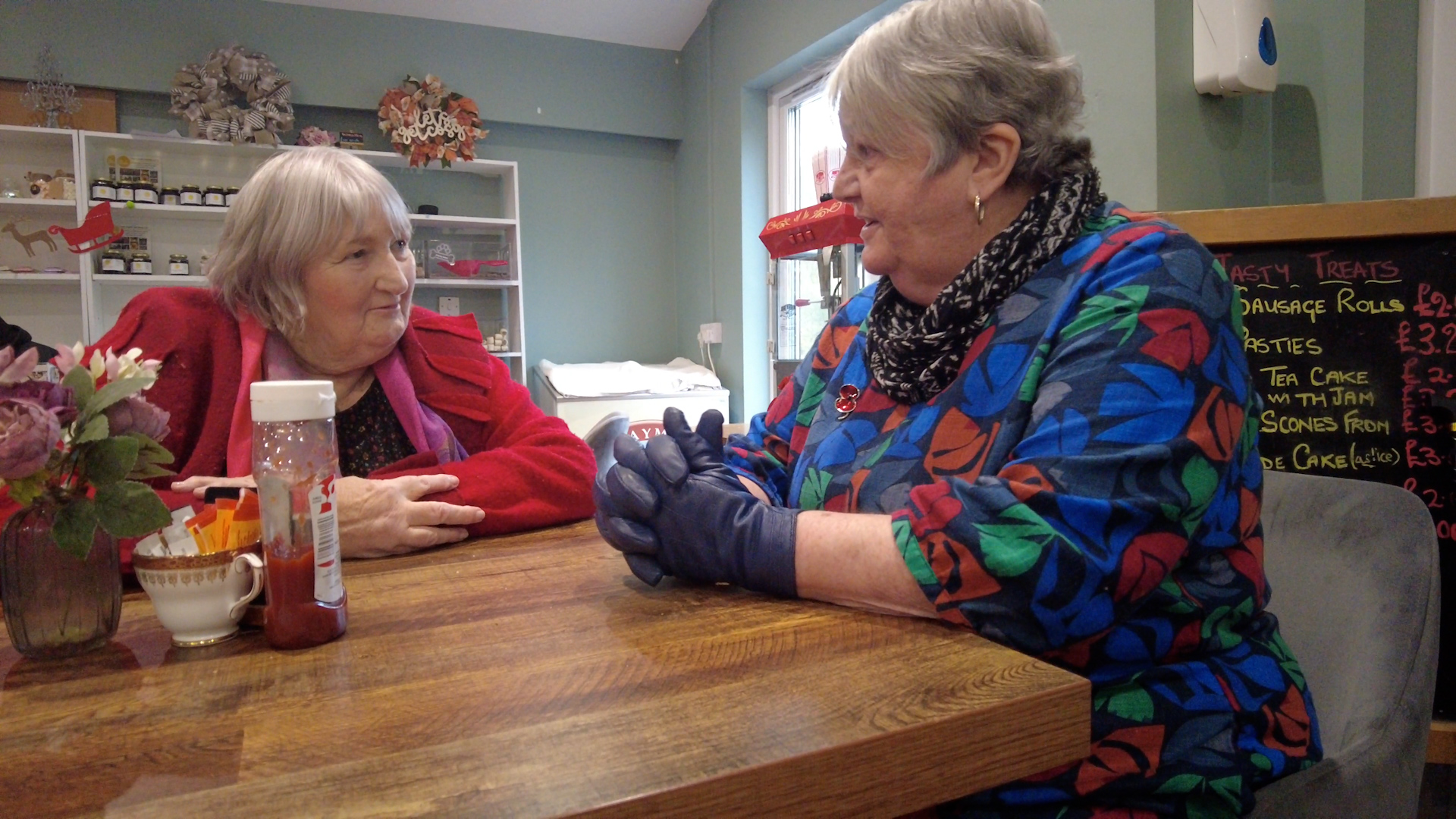 Gina Dolan alongside her colleague from Rumbles Catering Project