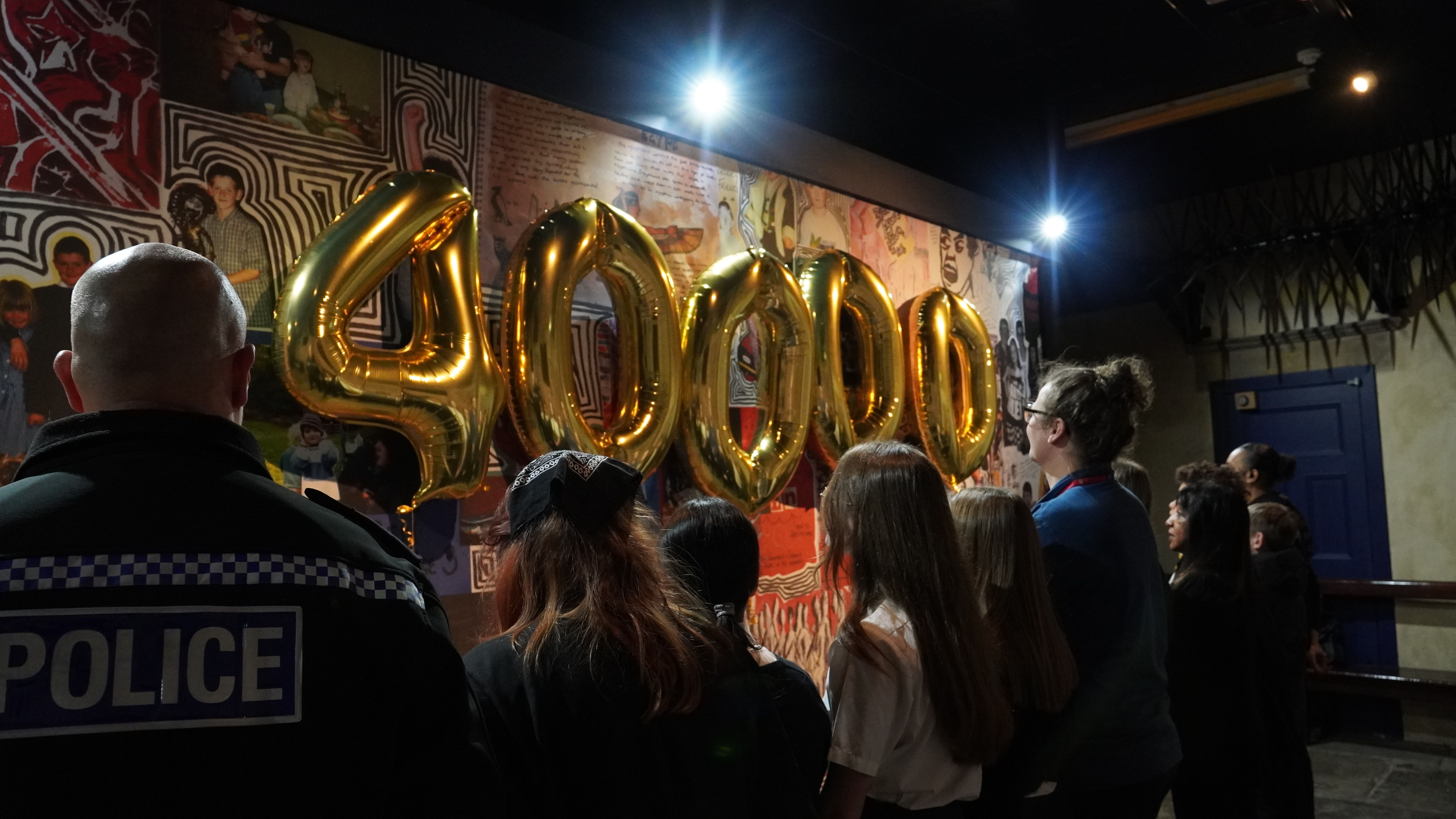 Students and partners at the National Justice Museum