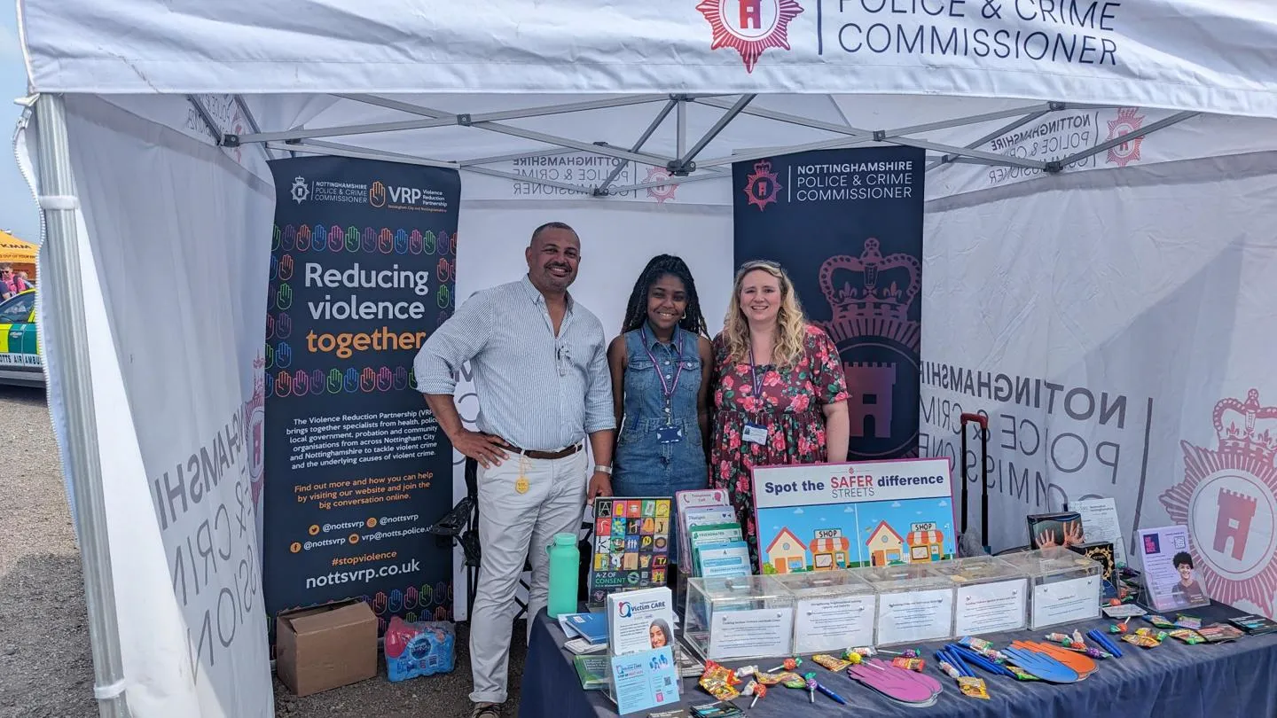 Police and Crime Commissioner Gary Godden at Nottinghamshire County Show