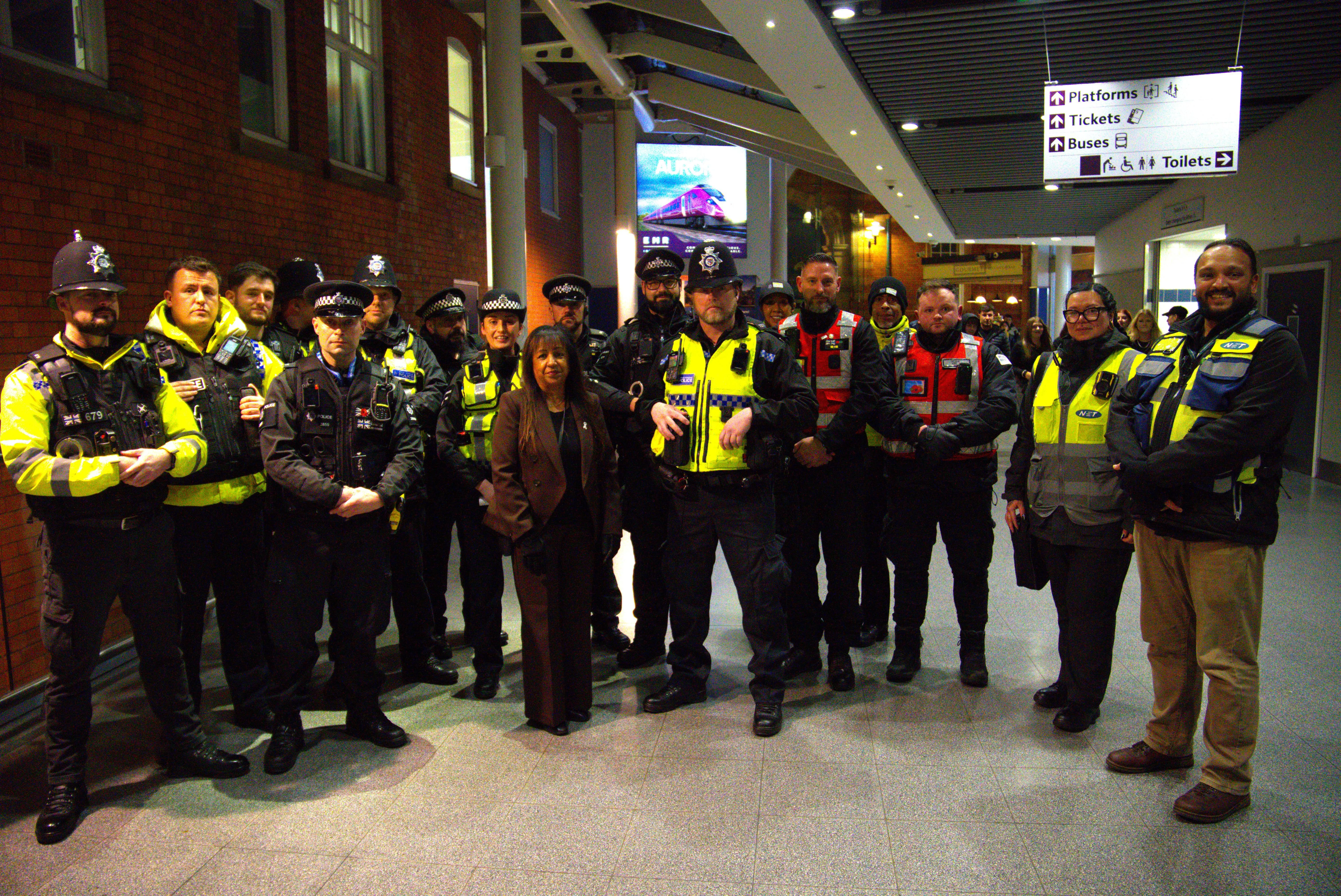 Officers come together for high-visibility patrols