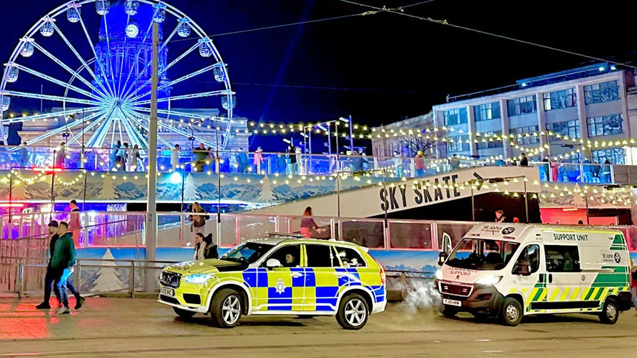 St John Ambulance in Nottingham city centre