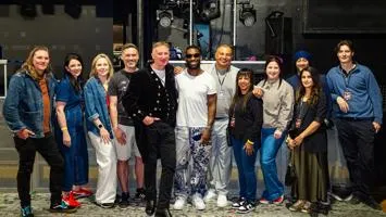 Tinie Tempah alongside PCC Godden, Deputy PCC Kandola and other partners