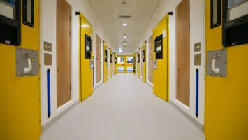Nottinghamshire Police's custody suite.