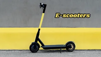 An image of an e-scooter