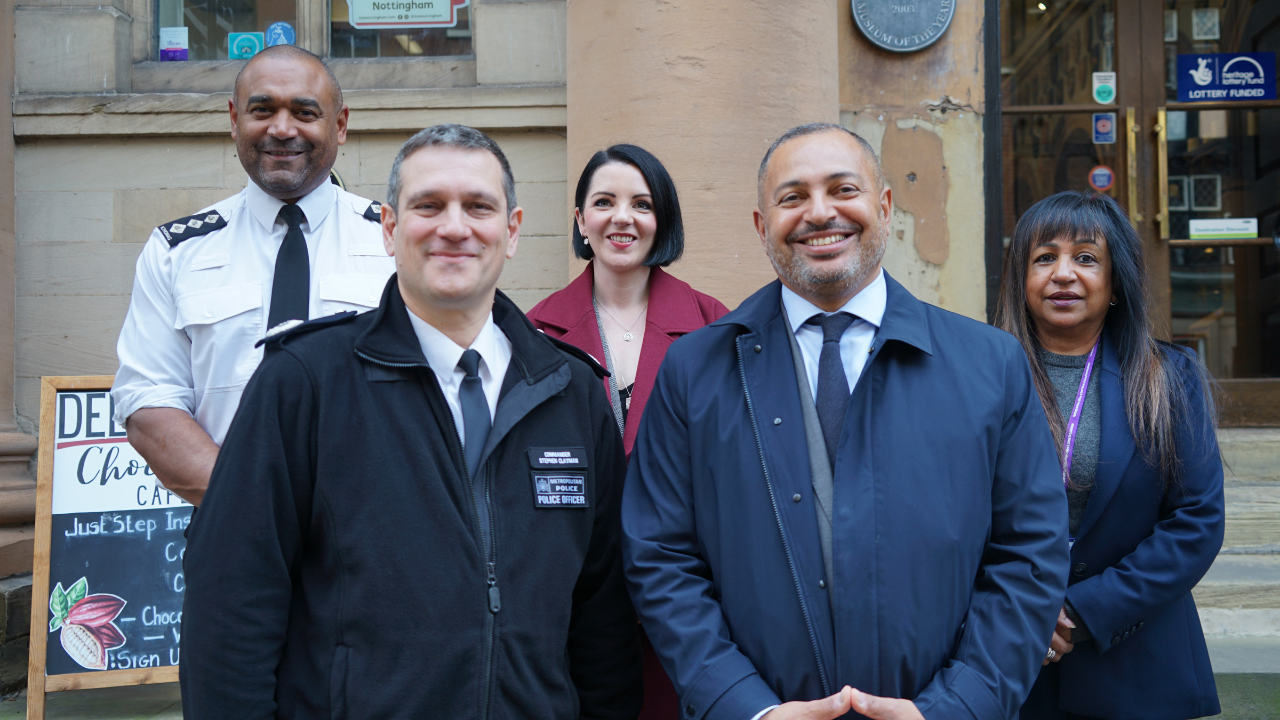 A group shot at the National Justice Museum