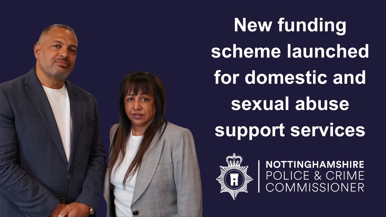 PCC Gary Godden alongside Deputy PCC Angela Kandola