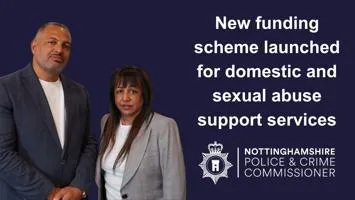 PCC Gary Godden alongside Deputy PCC Angela Kandola