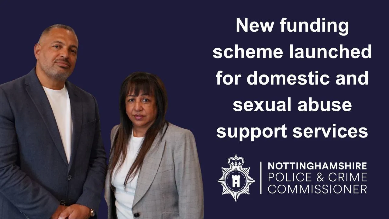 PCC Gary Godden alongside Deputy PCC Angela Kandola